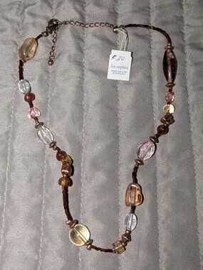 Lia Sopha Glass Bead Necklace 6506